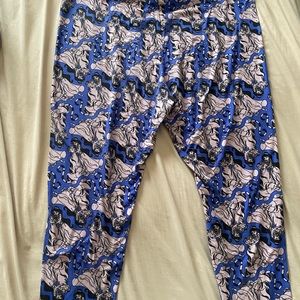 LuLaRoe Disney Print plus size leggings